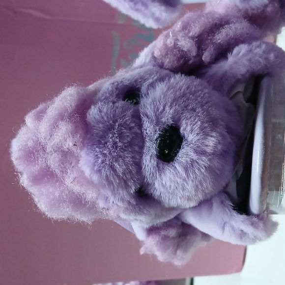 Dolls Kill Sugar Thrillz Purple Fur Plush Poodle Clear Acrylic Platform Heels 8 - Picture 10 of 16